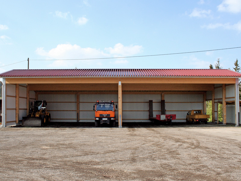 Gewerbe Groha Gewerbehallen Carports LKW Ports